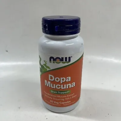 NOW FOODS Dopa Mucuna - 90 Veg Capsules Exp. 05/2025 • $9.49