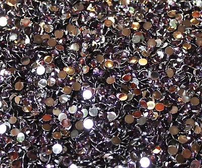 1000 Crystal Flat Back Resin Rhinestones Gems 60 Colors 2mm 3mm 4mm 5mm 6.5 • $3.32