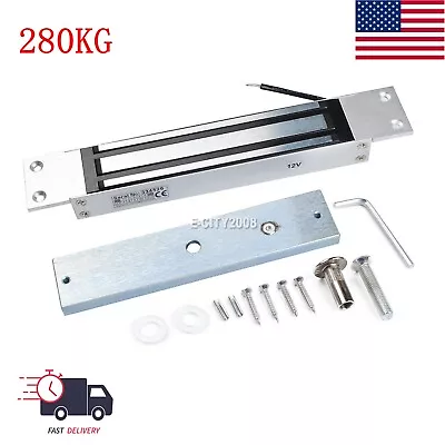 Magnetic Door Lock Kit 600Lbs 280kg Force 12V Invisible Installation Single Door • $31.94