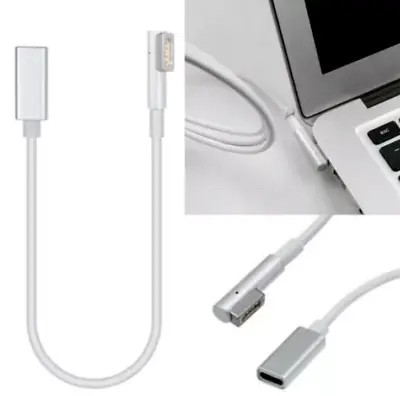 Type-C Female To MagSafe 1 Charging Adapter L-Tip Cord For MacBook Pro Air 87W45 • £7.99