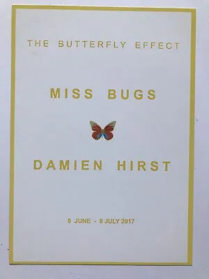DAMIEN HIRST MISS BUGS Exhibition Announcement Card 2017 • £11.99