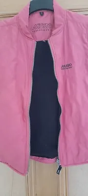 Pink Musto Fleece Lined Gilet Size 10 • £15
