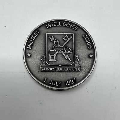 Military Intelligence Corps Association MICA Challenge Coin Always Out Front • $20