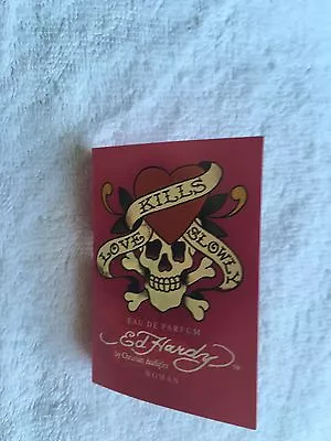 Ed Hardy Perfume Love Kills Slowly .05 FL OZ Eau De Parfum • $13.99