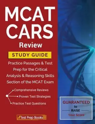 MCAT CARS Review Study Guide: Practic- Test Prep Books 9781628454840 Paperback • $9.40