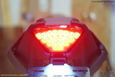 SEQUENTIAL Integrated LED Tail Light SMOKED Fits 2021-2024 Yamaha MT-07 MT07  • $128.95