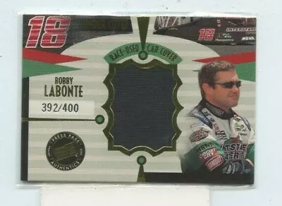 $6.50 • Buy Bobby Labonte 2002 Press Pass Under Cover Race-used Car Cover #d /400 Nascar