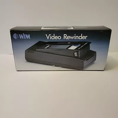 WTM VHS Video Rewinder With AUTO STOP & EJECT Model: 911H AC Powered 90s • $34.99