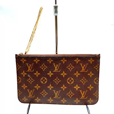 Louis Vuitton LV Accessory Pouch  Neverful Pouch Brown Monogram 1169929 • $0.99