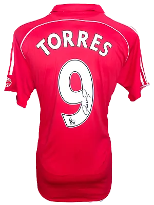 £200 • Buy Fernando Torres Signed Liverpool 2006/08 Home Shirt