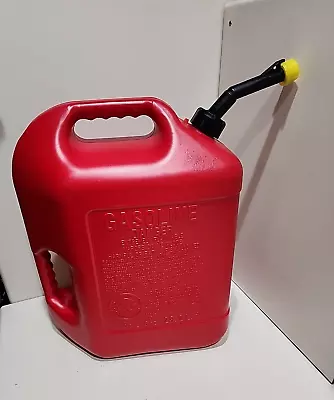 Blitz 6 Gallon 16oz 50841 Red Plastic Vented Gas Can Pre Ban USA • $62.38