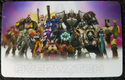 $4 • Buy Overwatch Group Sticker Card ID Bank Game Party Loot Kids Decal PC Skate DVA
