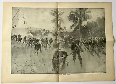 Howard Chandler Christy Illustration Rough Riders At The Front 1900 • £14.46