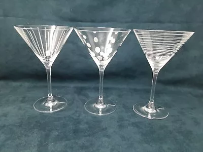 Mikasa Cheers Martini Glasses (3) • $29
