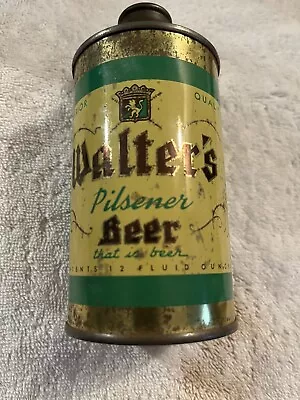 Vintage Walter's Pilsener Beer That Is Beer ?cone Top Beer Can Rare Vintage • $324