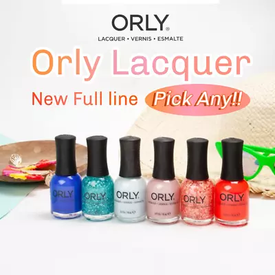 ORLY Nail Lacquer 0.6 Oz/18mL - 2023 UPDATED! *Pick Any* • $9.99