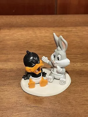 Vintage 1995 Baby Bugs Bunny And Daffy Duck Cake Topper EUC Figure • $9.99