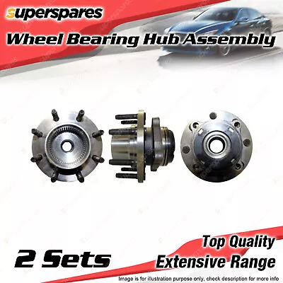 2x Front Wheel Bearing Hub Assembly For Ford F250 F350 RM RN 4.2 7.3L 445 SRW • $704.95