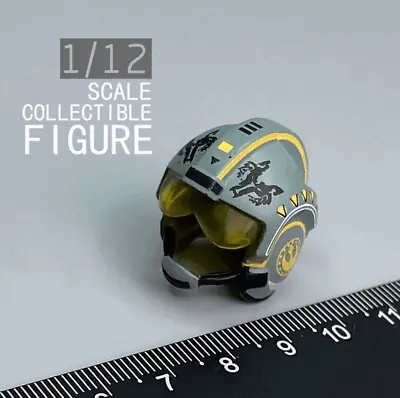 P4-5 1/12 Male Soldier Helmet Model For 6'' Action Figure • $9.49