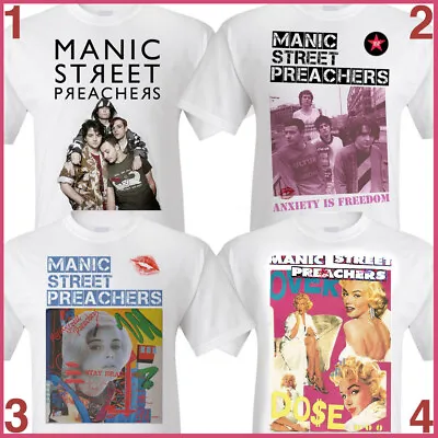 Manic Street Preachers Tshirt Early 90s GlamPunk Era Stay Beautiful You Love Us • £19.91