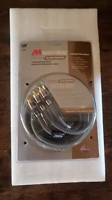 Monster MSB-550SW M-Series Hi-Performance Subwoofer RCA + Y Cable (6M/18') - NEW • $145