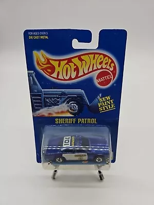 1989 Hot Wheels 9526 Sheriff Patrol Speed Points Ne Blue Card 59 • $35