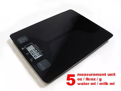 Skallo 11 LBS 5 KG Digital Glass Postal Kitchen Food Weight Diet Mailing Scale  • $39.99