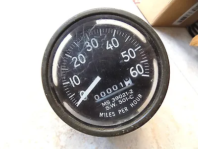 NOS Military Jeep M151 DODGE M37 60MPH SPEEDOMETER S.W-501-C MS39021-2 • $150