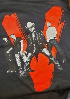 U2 Vertigo 2 Sided Tour Rock Concert 2006 Australia Bono Men XL New • $14.99