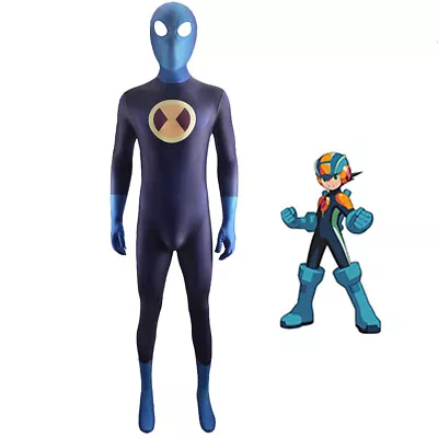 Rockman Mega Man Cosplay Costume Bodysuit For Kid Men • $62.89