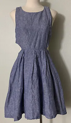 Island Company Clothing Mutiny Mini Dress Cotton Linen Size Medium • $125