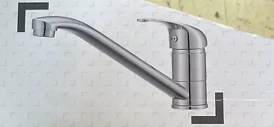 Brigg Kitchen Top Lever Mono Mixer Tap Chrome Effect Inc Flexi-Tails • £17.50