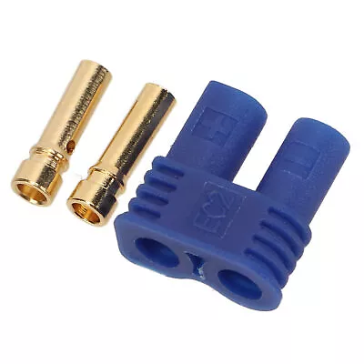 10Set 13.021 EC2 Style 2mm Gold Banana Connector With Housing Sheath Spares • $9.32
