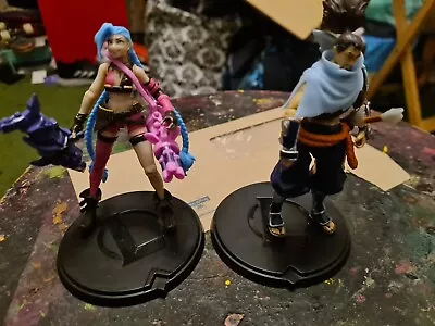 League Of Legends The Champion Collection 4in Jinx  And Yasuo Action Figures • £5