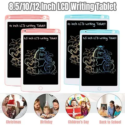 LCD Writing Tablet 12 /10/8.5  Electronic Drawing Notepad Doodle Board Kids Gift • $6.49