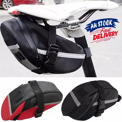 Waterproof Bike Bicycle Rear Rack Pannier Bags Seat Box Saddle Tool Pouch Bag UV • $12.45