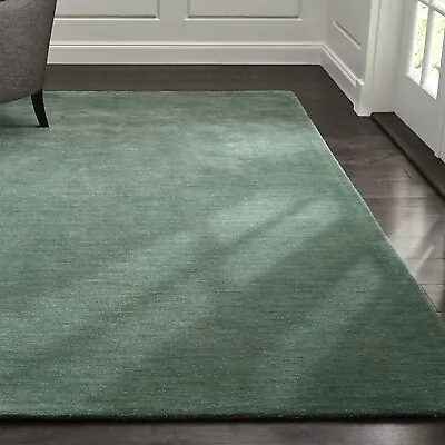 Baxter C & B Designs Jade Green Handmade Tufted 100% Woolen Area Rugs & Carpet • $147.25