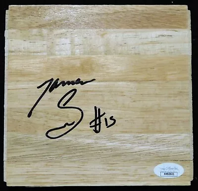 James Singleton Dallas Mavericks Signed 6x6 Floorboard JSA Authenticated • $29.99