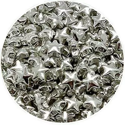 Bulk Buy Edible Star Sprinkles For Cake Decoration Silver Gold Or Multi Colours • £5.95