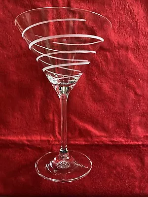 Vintage Mikasa Cheers Crystal Martini Glasses Set Of 4 Different Patterns EUC • $34.95