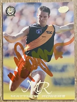 Matthew Rogers Signed 1999 AFL Select Richmond Tigers • $9.99