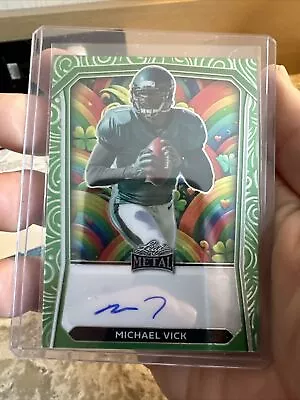 2024 Leaf Metal St Patrick’s Day Michael Vick  Auto 3/3 • $19.99