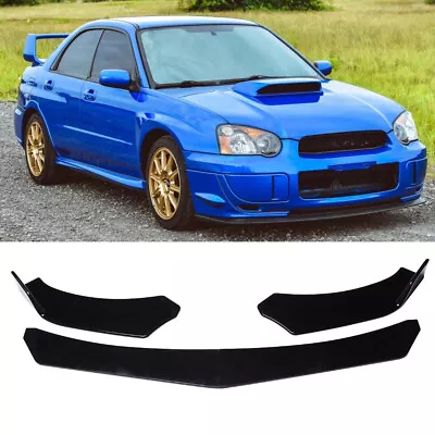 Fits 04 05 Subaru Impreza WRX Sti V-Limited Front Bumper Lip Spoiler Body Kit US • $59.08