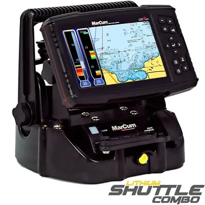 NEW Marcum MX7 MX-7GPSLI Lithium Shuttle Combo Sonar GPS FREE SHIPPING • $929.95