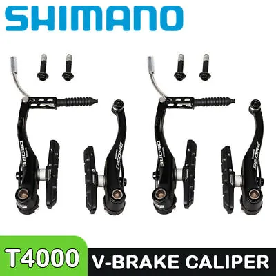 $20.99 • Buy Shimano BR-T4000 Alivio V-Brake Front & Rear Kit Brake Caliper Set