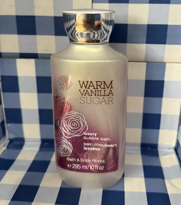 Bath & Body Works Warm Vanilla Sugar Luxury Bubble Bath 10 Fl Oz • £20.36