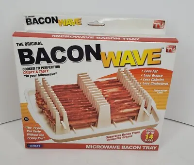 Vintage Emson The Original Bacon Wave Microwave Bacon Tray New Old Stock NOS  • $15.29