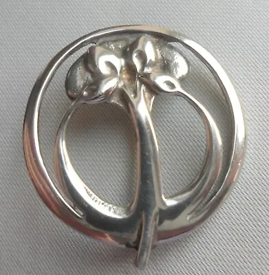 Vintage Sterling Silver Ola Gorie Glasgow Style Brooch - Omg.st.sil • £34.99