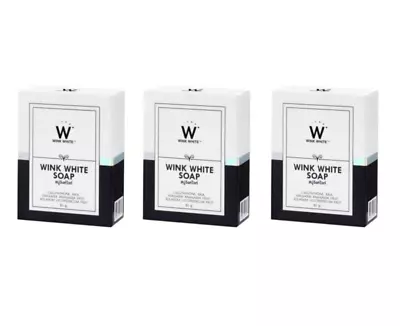 X3 WINK WHITE ORIGINAL Gluta PURE Soap Whitening Skin Body&Face 80g. • $19.98