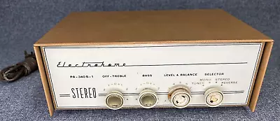 Vtg Electrohome PA340 Stereo Single Ended Tube Amplifier PARTS & REPAIR Untested • $163.53